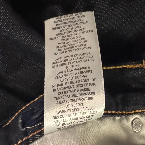 Levi’s Straight Leg Blue Jeans – Size 10 – Dark Wash 100% Cotton Classic Fit - Picture 9 of 16